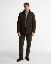 Barbour Crayton Wax Jacket - Olive