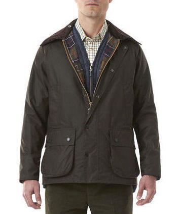 barbour classic bedale wax jacket olive