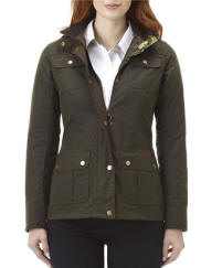 Barbour Womens Morris Utility Jacket - Olive (LWX0267OL31) - Men's