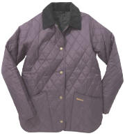 Barbour Ladies Shaped Liddesdale Quilted Jacket- Grape