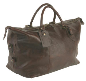 Barbour Leather Travel Explorer Bag 