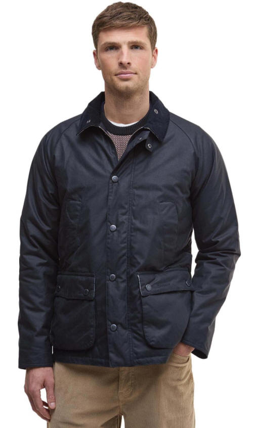 Men's Barbour Ambleside Waxed Jacket - New Navy