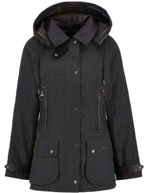 Women's Barbour Ivy Wax Jacket - Fern