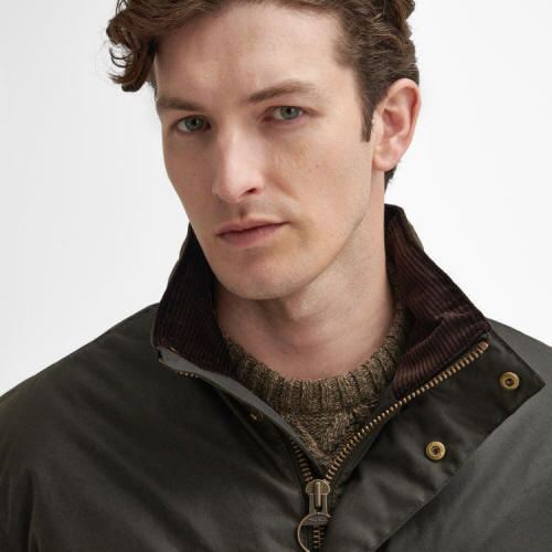 Barbour Sleddale Wax Jacket - Olive