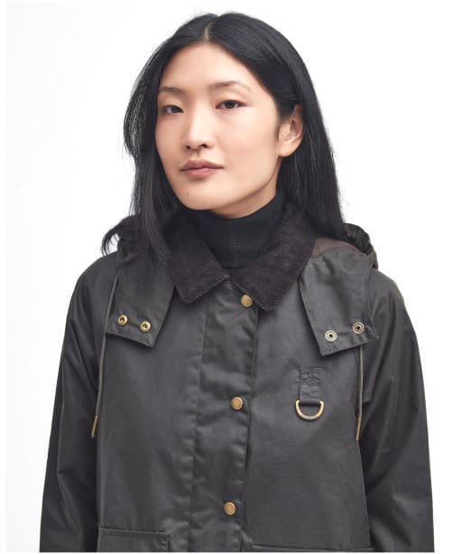 Women�s Barbour Avon Waxed Jacket - Olive