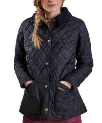 barbour quilted jacket womens black