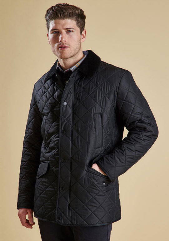 barbour bardon quilted jacket navy