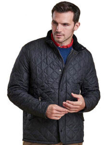 barbour leven quilted jacket navy