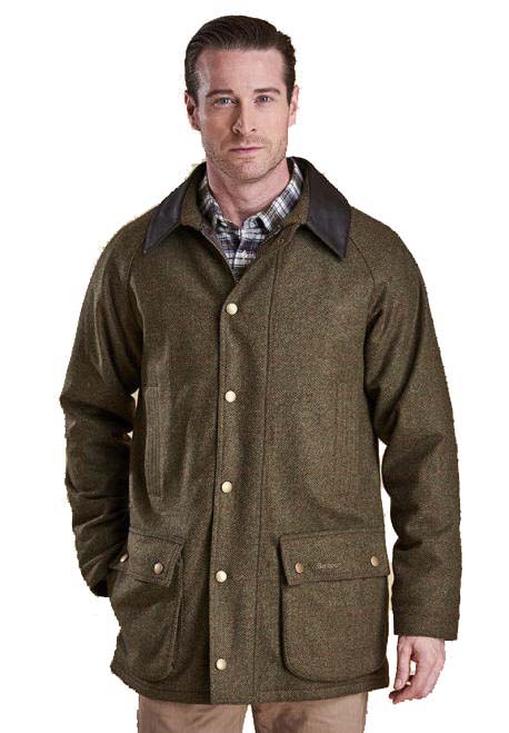 barbour wool jacket mens