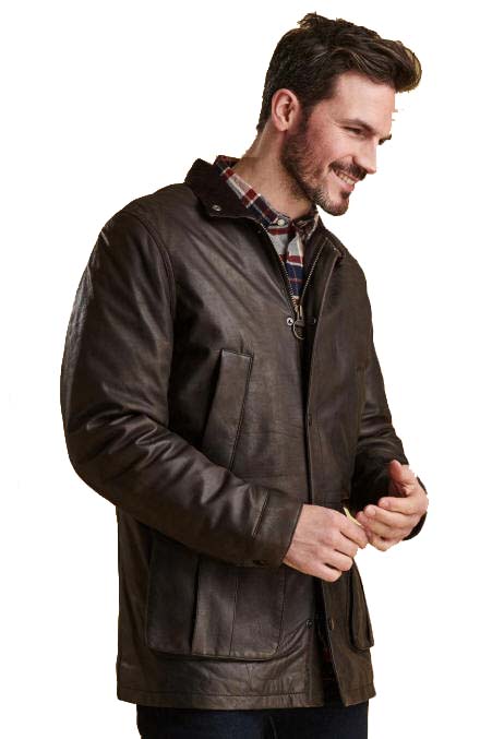 barbour thomas leather jacket Cheaper 