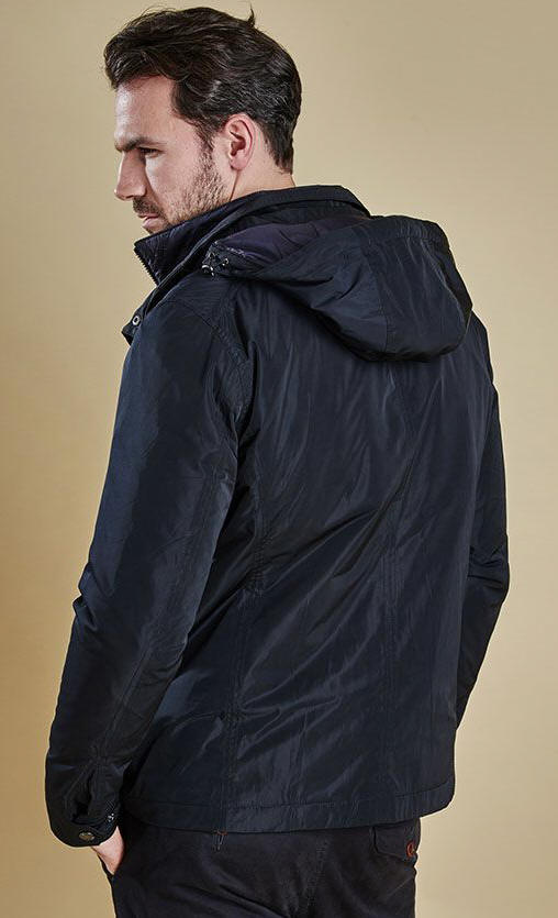 barbour tulloch waterproof jacket navy