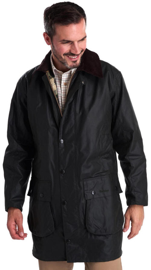 Barbour Mens Wax Border Jacket Sage - MWX0008SG91 | Red Rae Town & Country