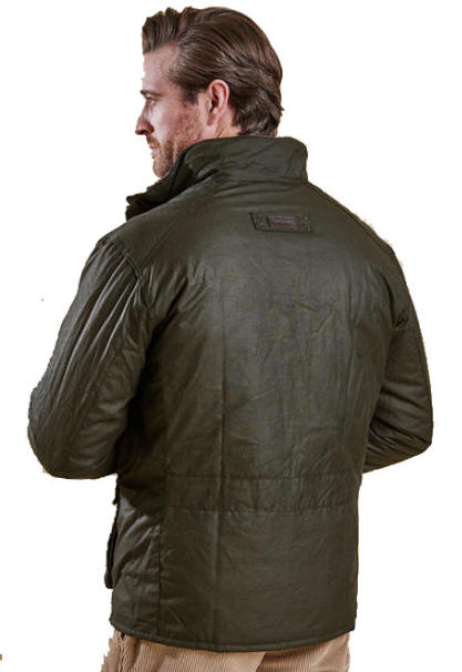 barbour waxed down jacket