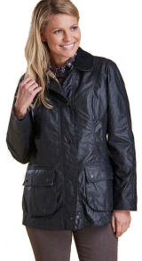 barbour women's classic beadnell wax jacket