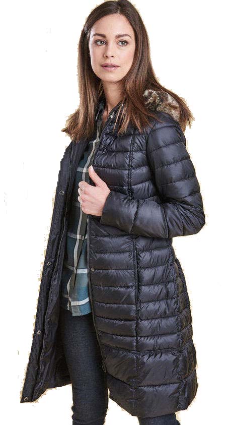 barbour padded jacket womens