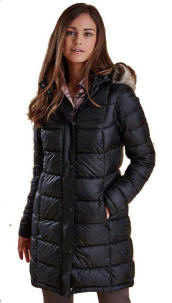 barbour puffa jacket womens