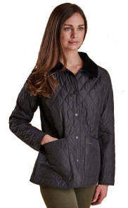 black quilted barbour jacket ladies