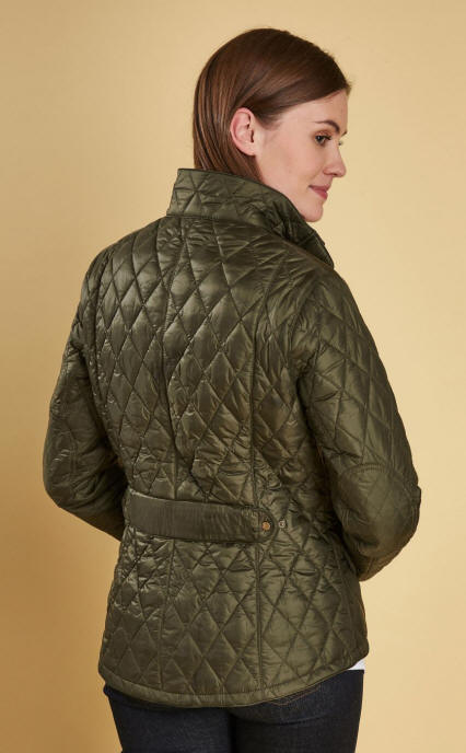 womens barbour hooded quilted jacket